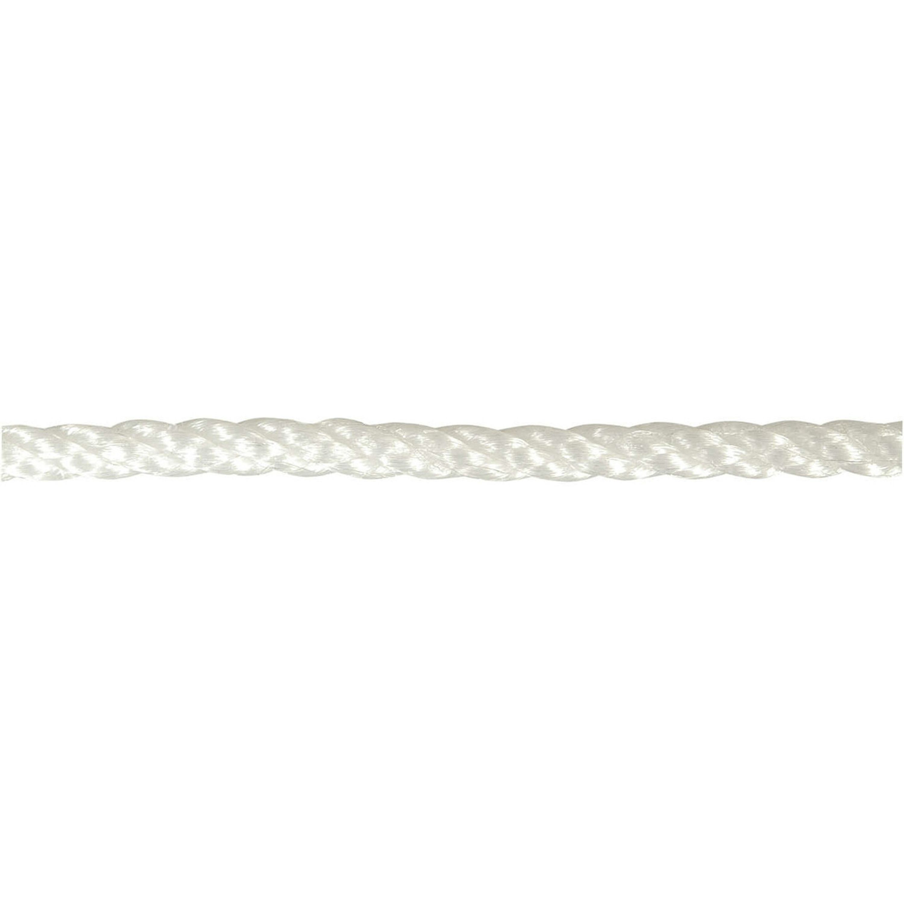 Standard Quality Polyethylene Staple Silver Ropes - 8mm Three Strand