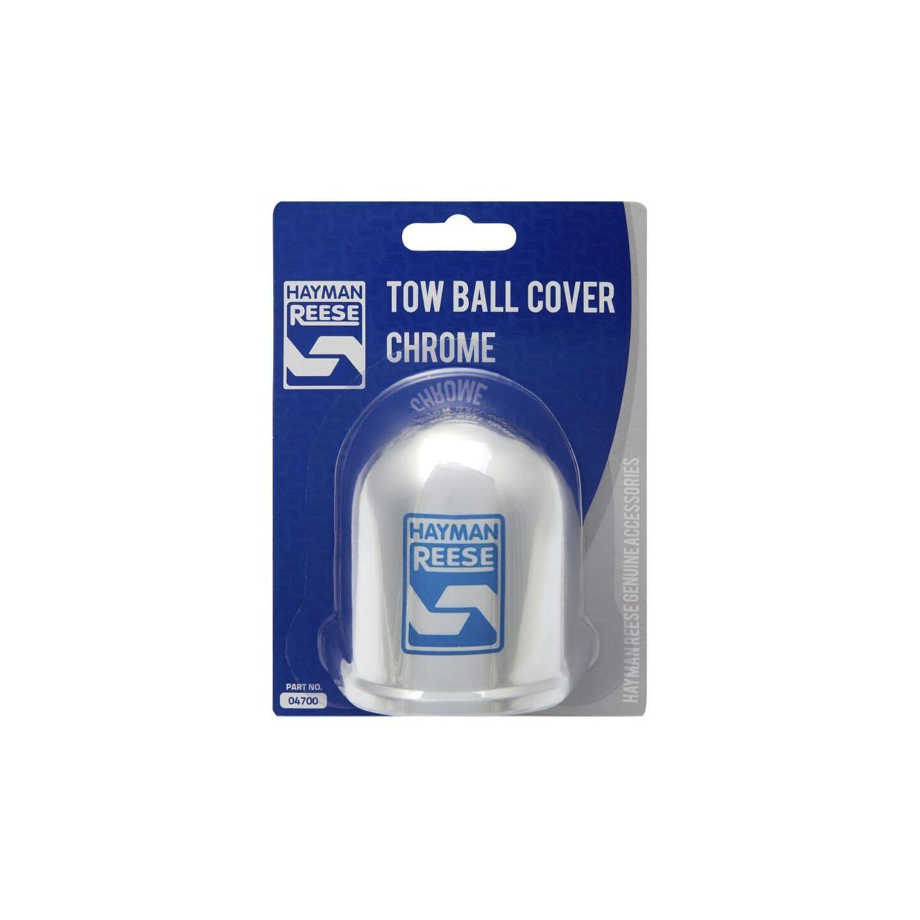 Hayman Reese Chrome Towball Cover Silver