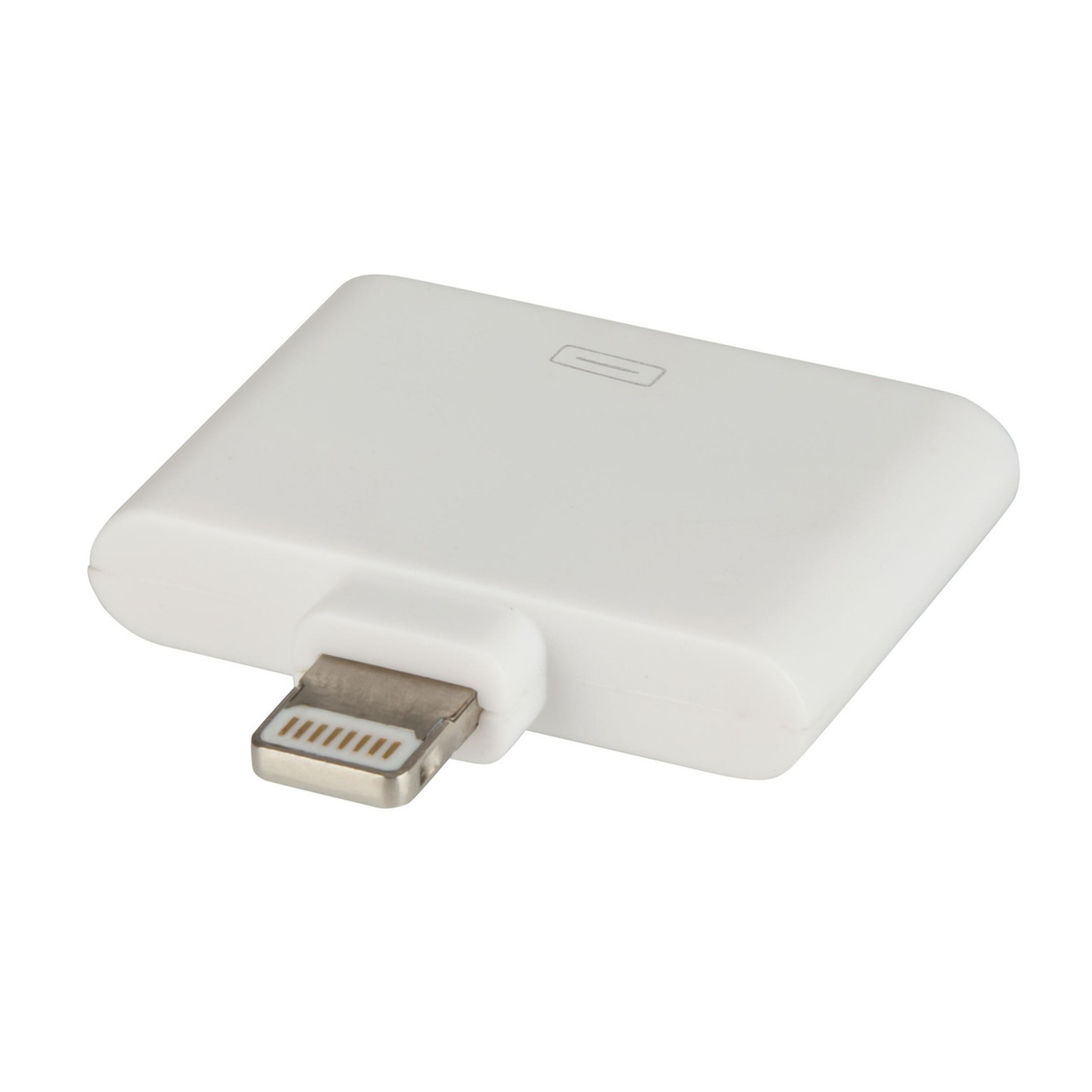 Lightning™ Plug to 30-Pin Apple Socket Adaptor