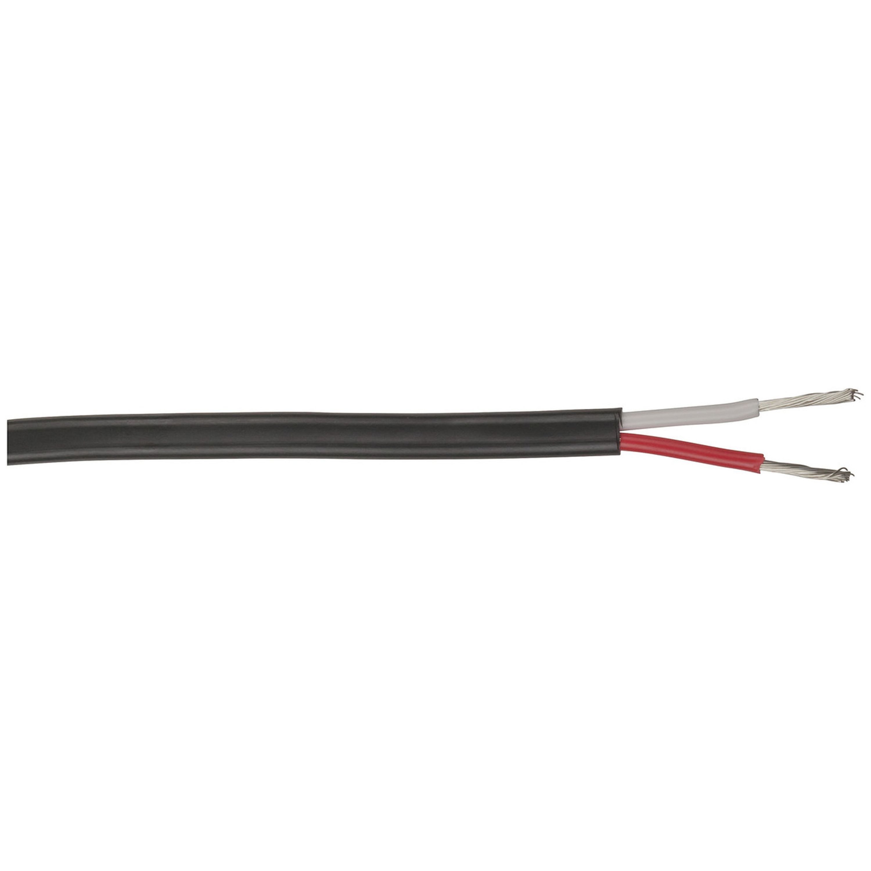 7.5A 2 Core Tinned DC Power Cable - 30m Roll - Red Black