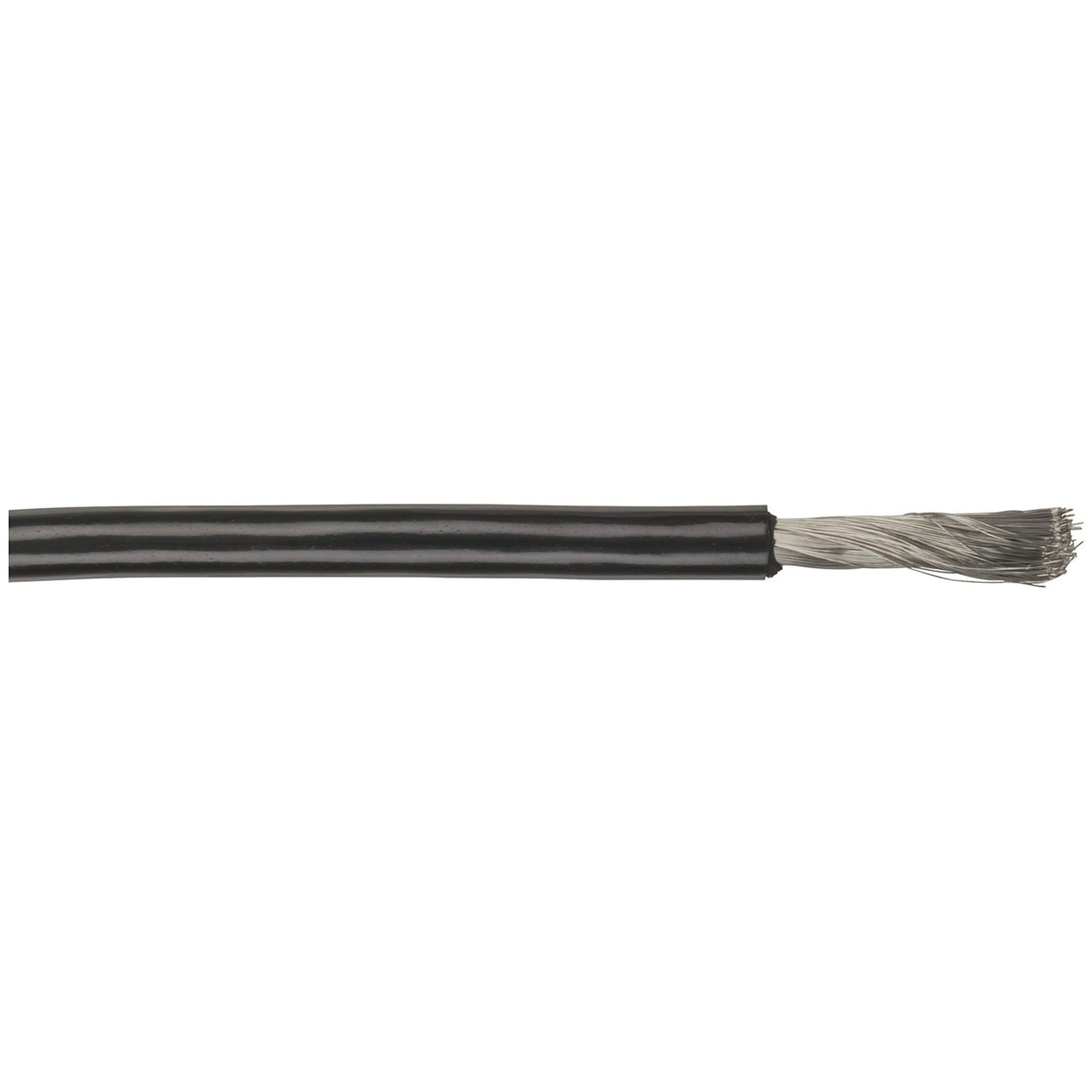 8 Gauge OFC High Current Power Cable - Black - Sold as 100m roll