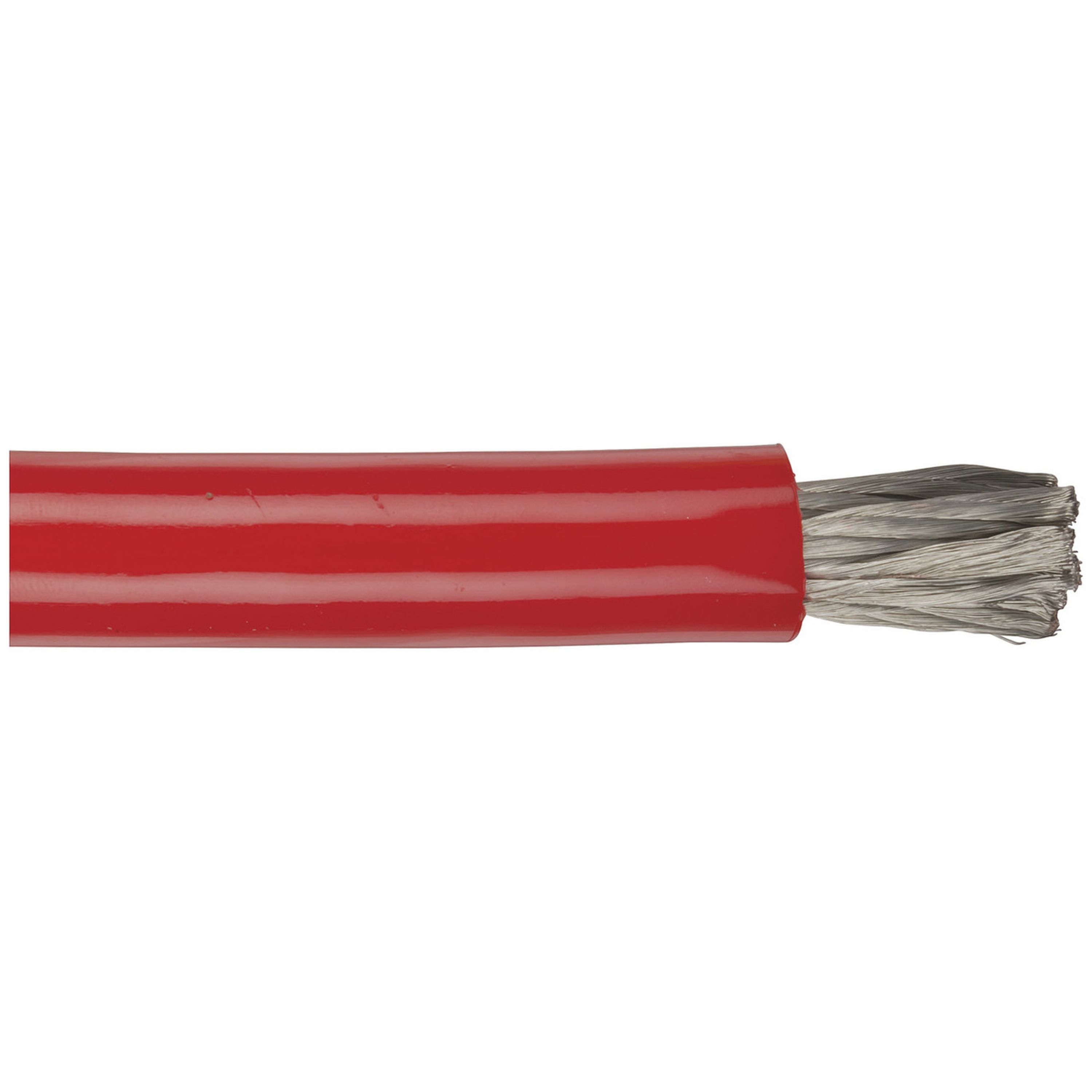 0 Gauge Mega High Current OFC Power Cable - Red - Sold as 25m roll