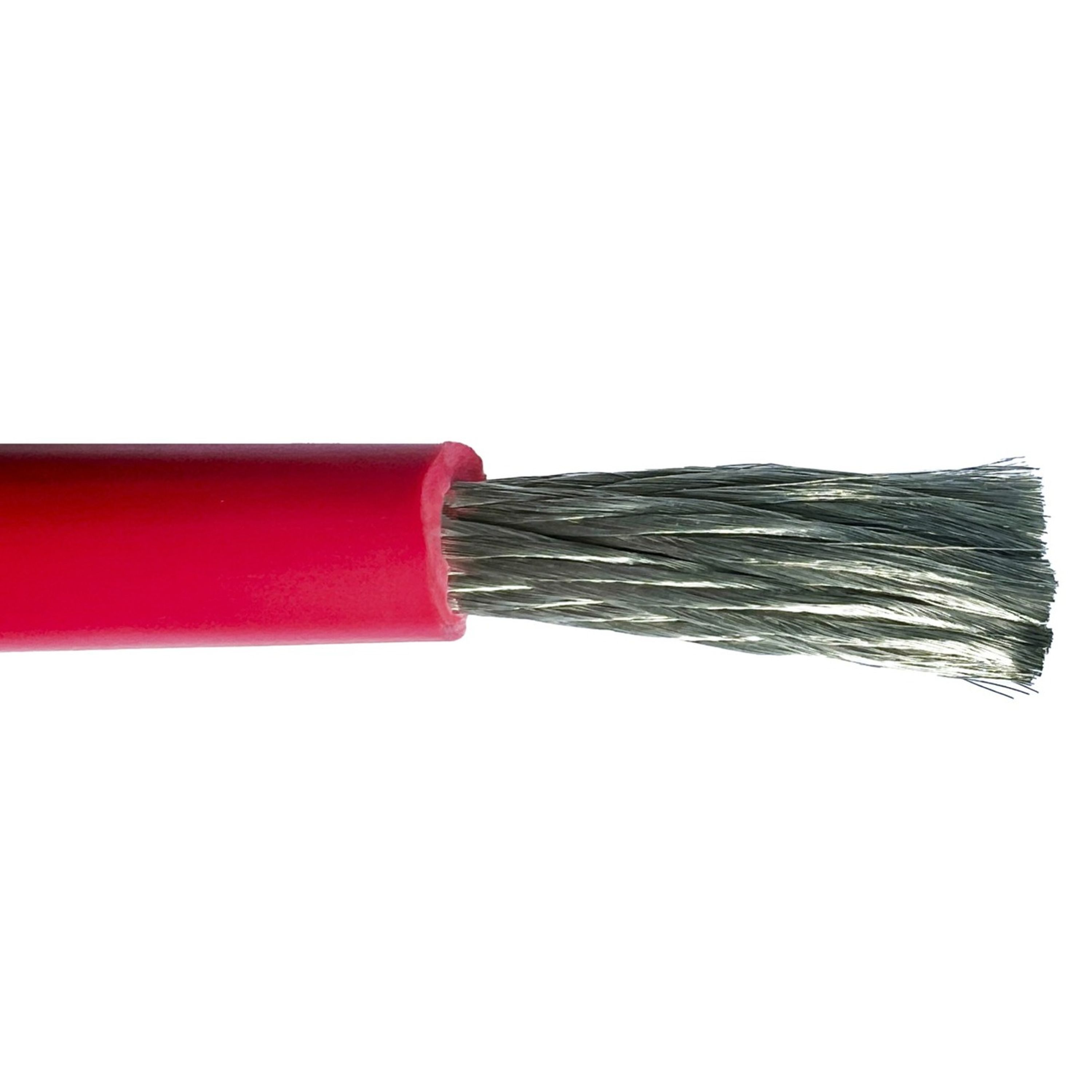 00 Gauge Ultra High Current OFC Power cable - Red - Sold as 20m roll
