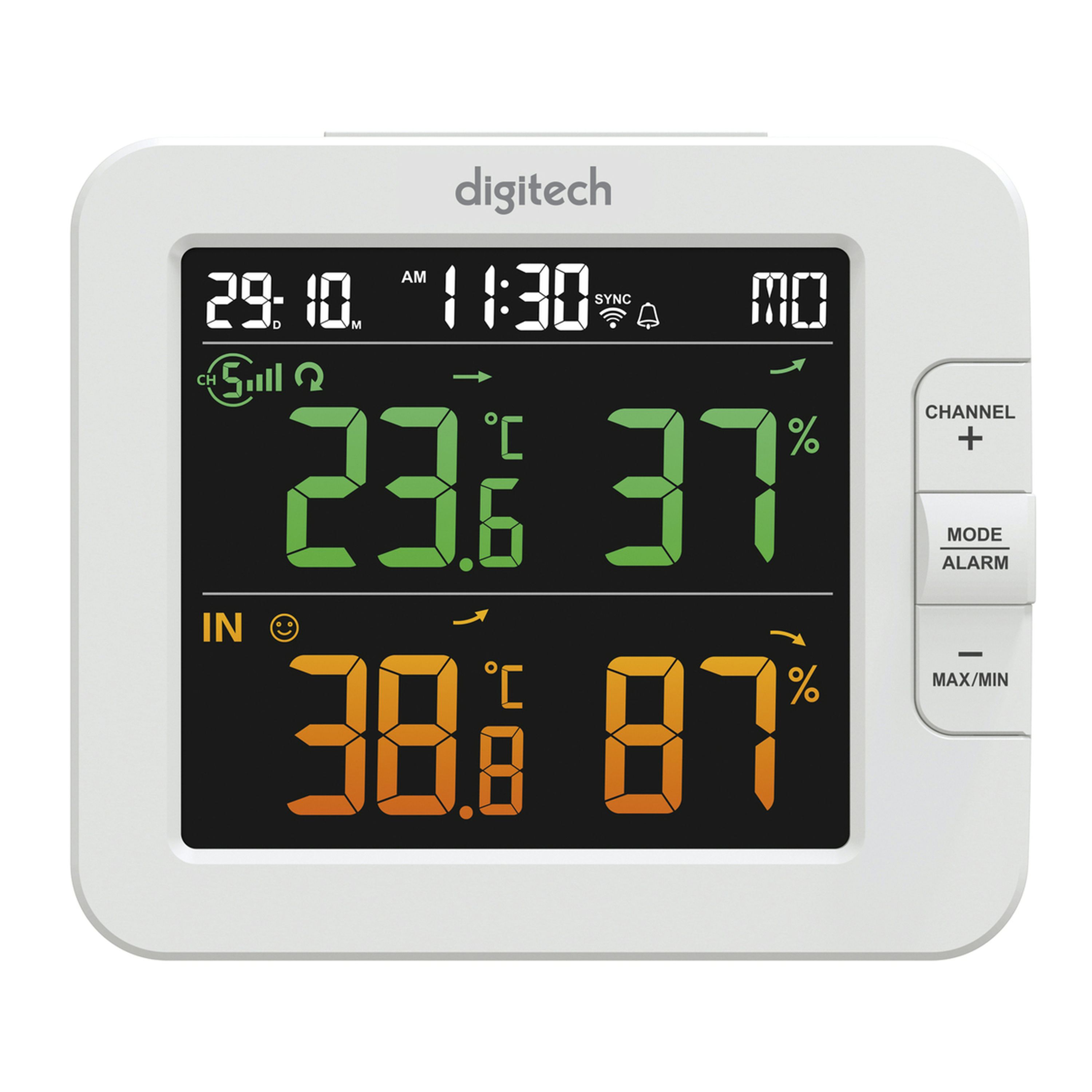 Smart Wifi Multi-Channels Weather Station with Colour LCD Screen