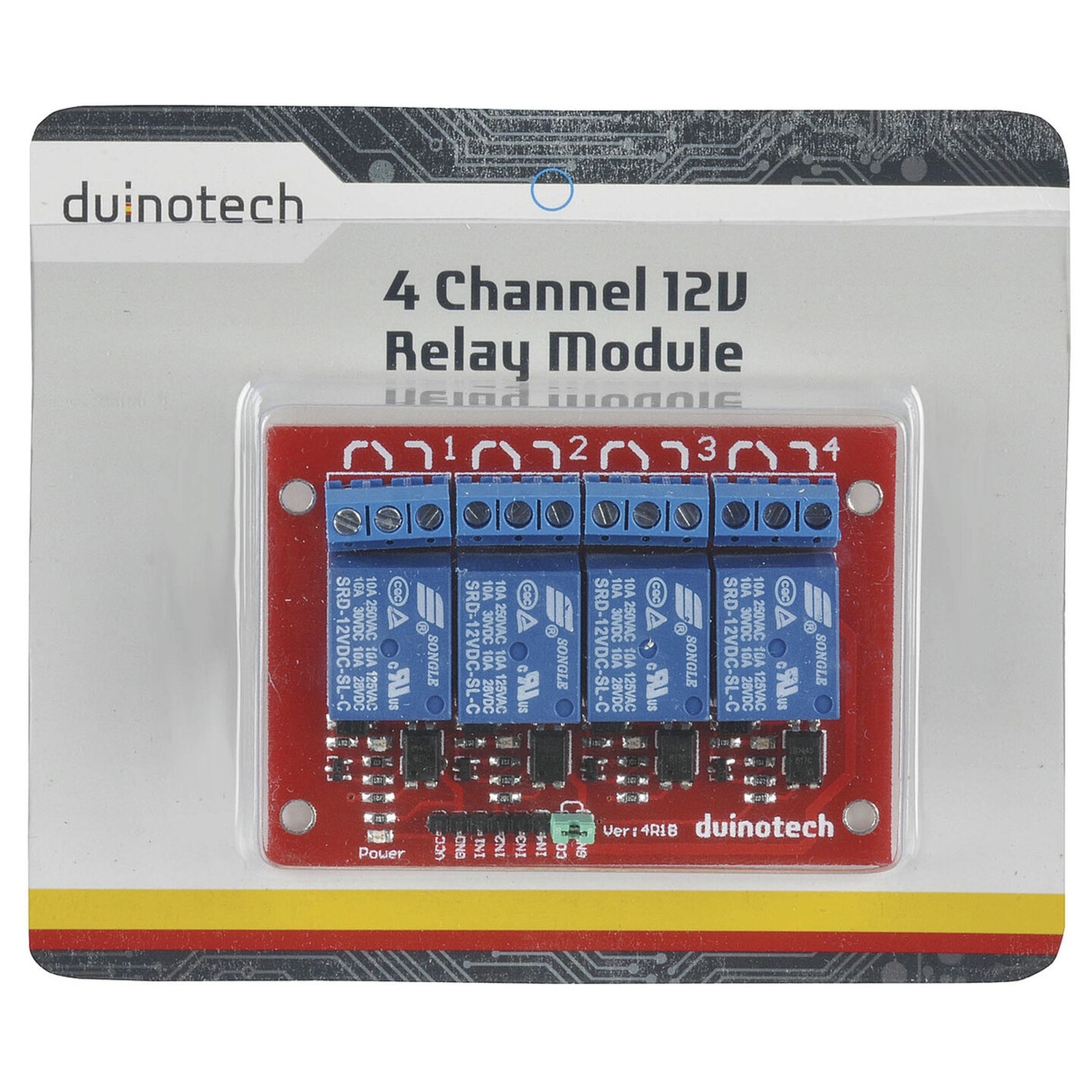 Arduino Compatible 4 Channel 12V Relay Module