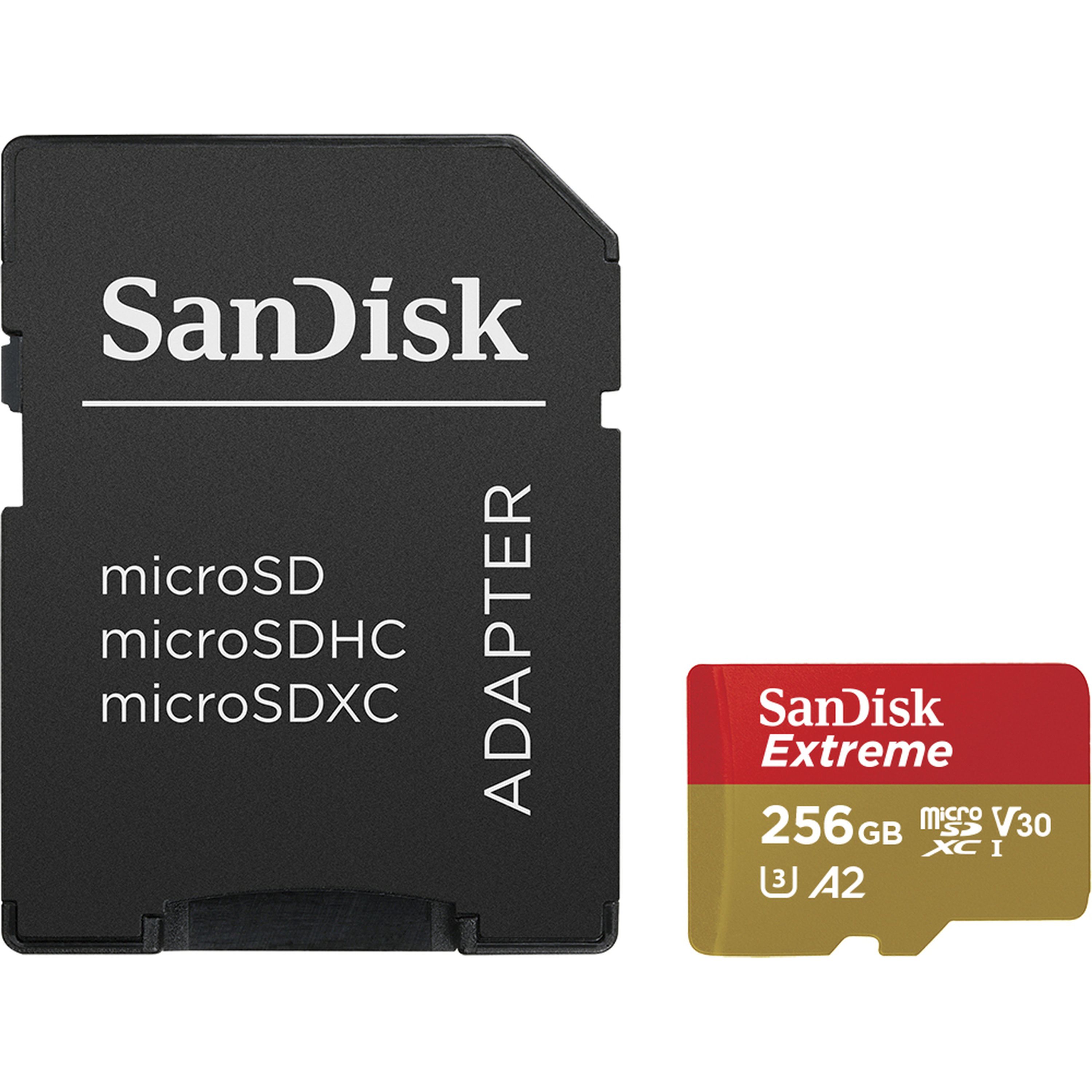 Sandisk 256GB High Extreme microSDXC Class 10, Reads 190MB/S, Writes 130MB/S 