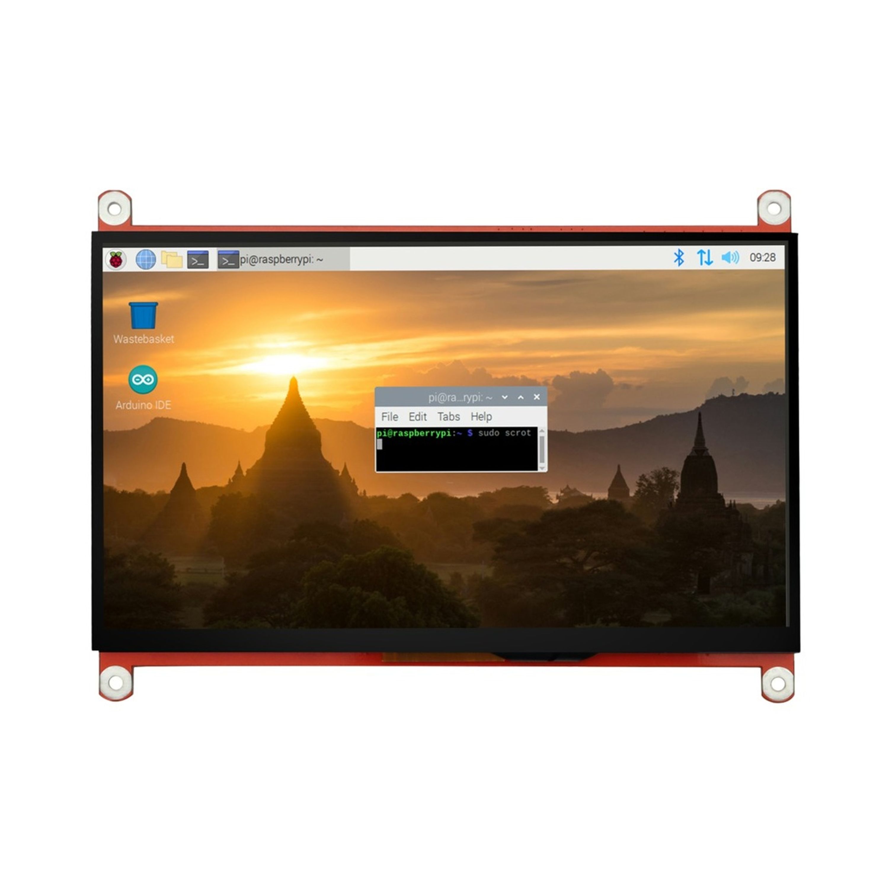 1024x600 HDMI 7in Screen with USB Capacitive Touch