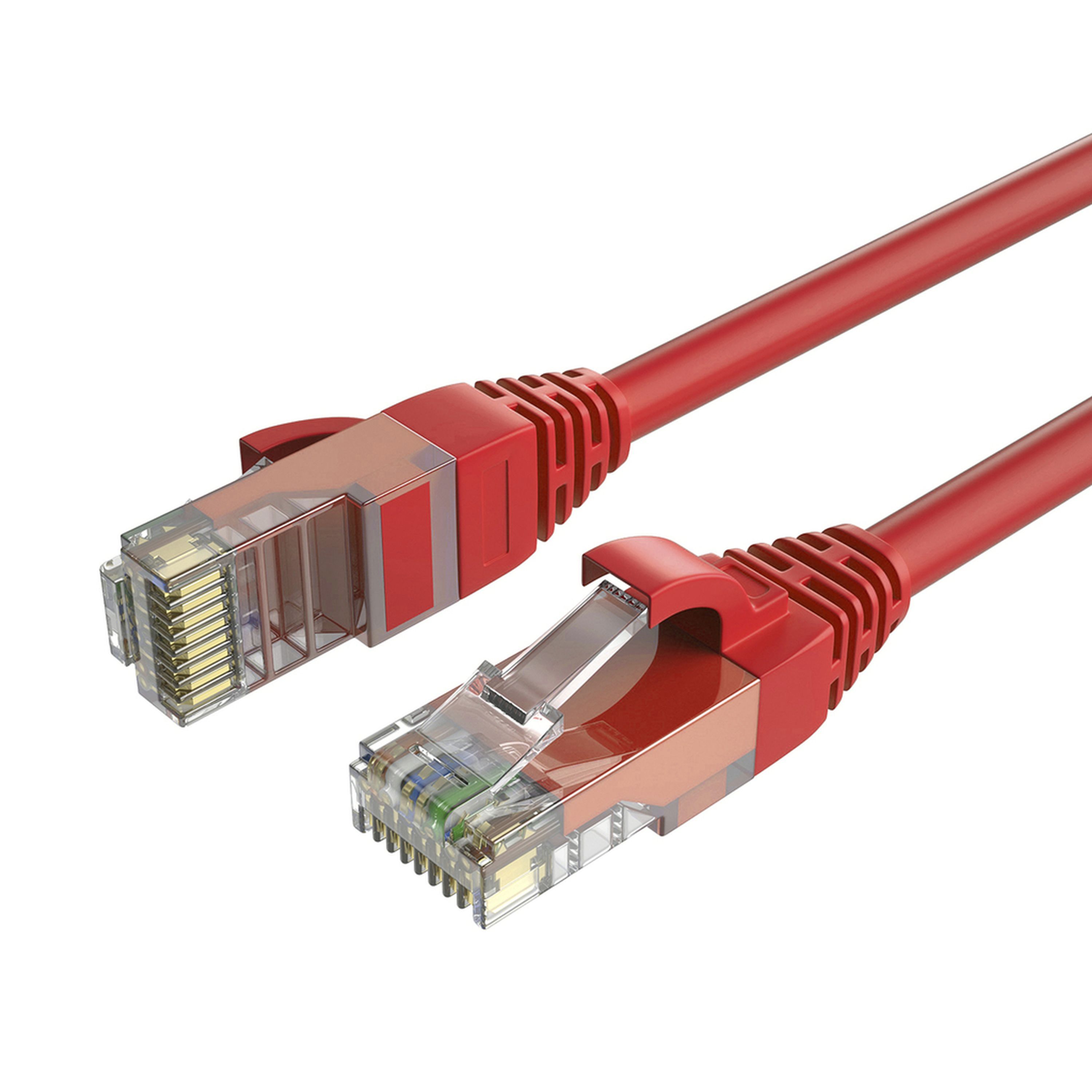 Cat6A Patch Cable - 2m Red